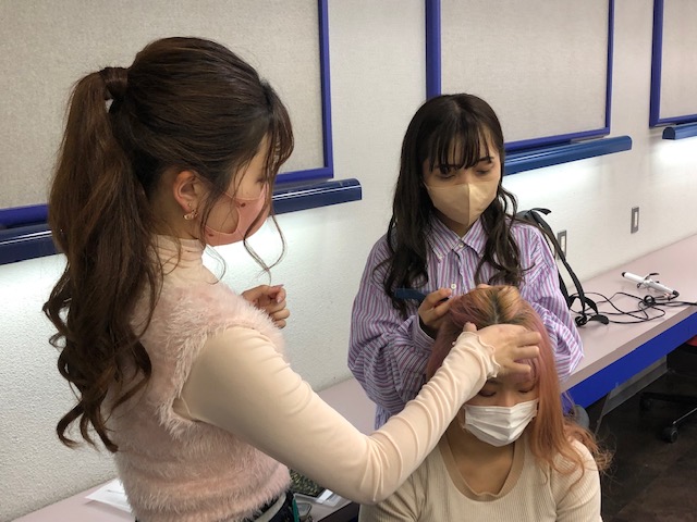 ブライダルヘアメイクショー準備中③「ヘアアレンジ練習会」