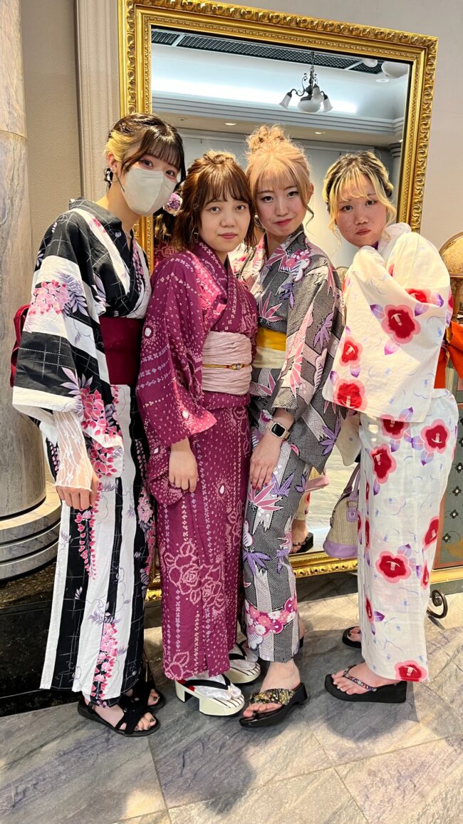 浴衣デー開催